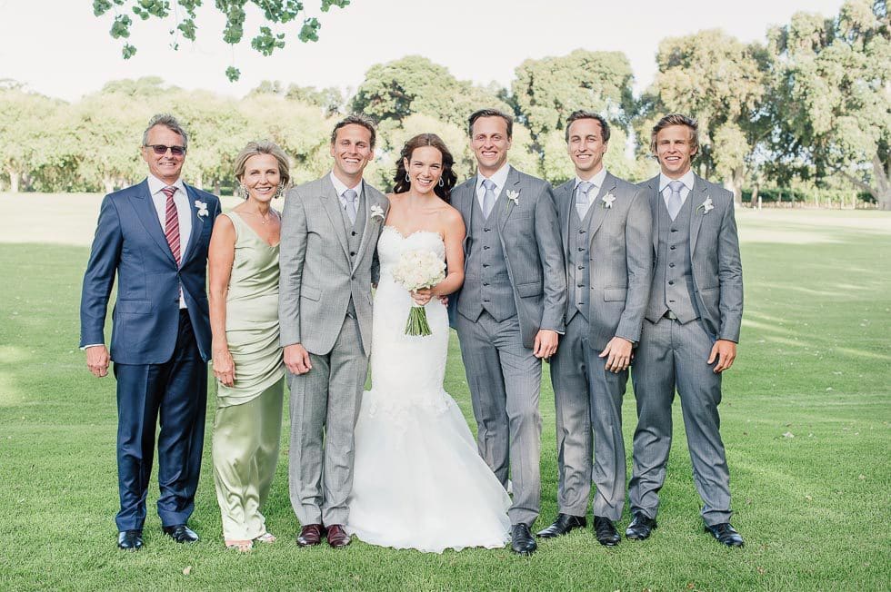 Gruppenfoto Hochzeit