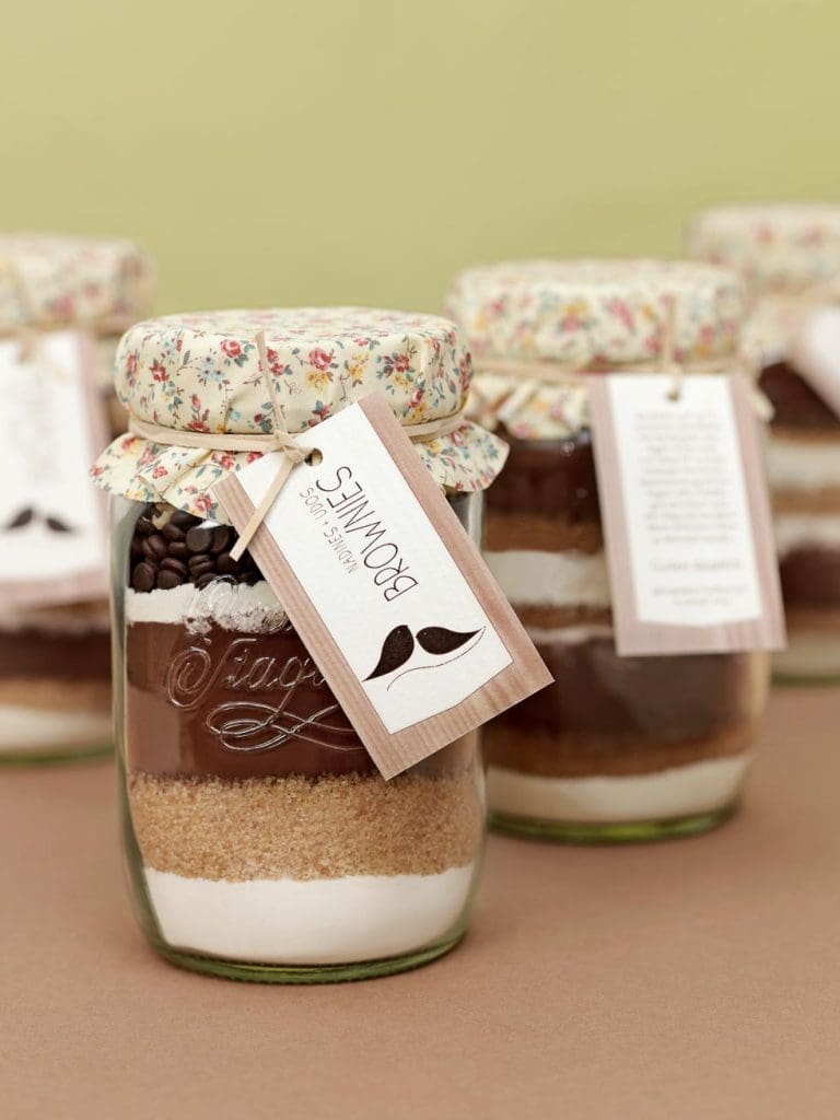 Brownie Backmischung im Glas selber machen Brownie Backmischung im Glas selber machen