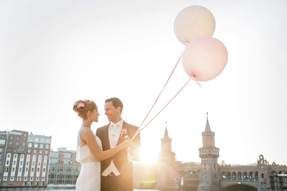 Ballons Hochzeit Hochzeitsfoto