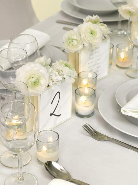 Tischdeko Hochzeit Tischnummer