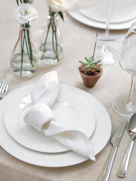 Tischdeko Hochzeit Serviette
