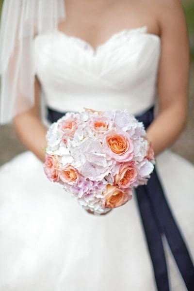 Brautstrauß Rosa und Weiß