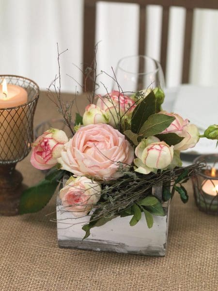 Tischdeko Hochzeit Rosen