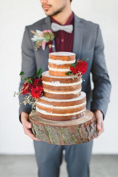 Hochzeitstorte Naked Cake