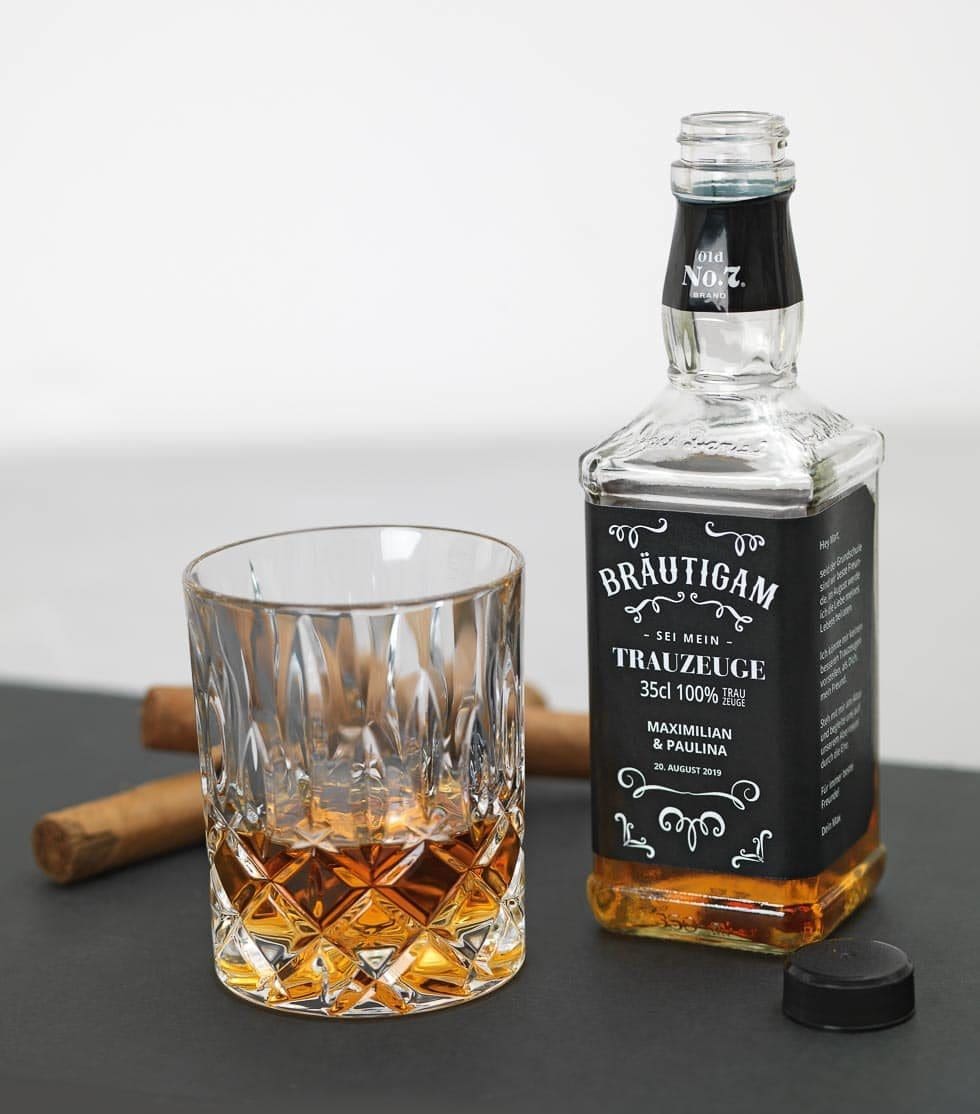 whisky Flasche personalisiert