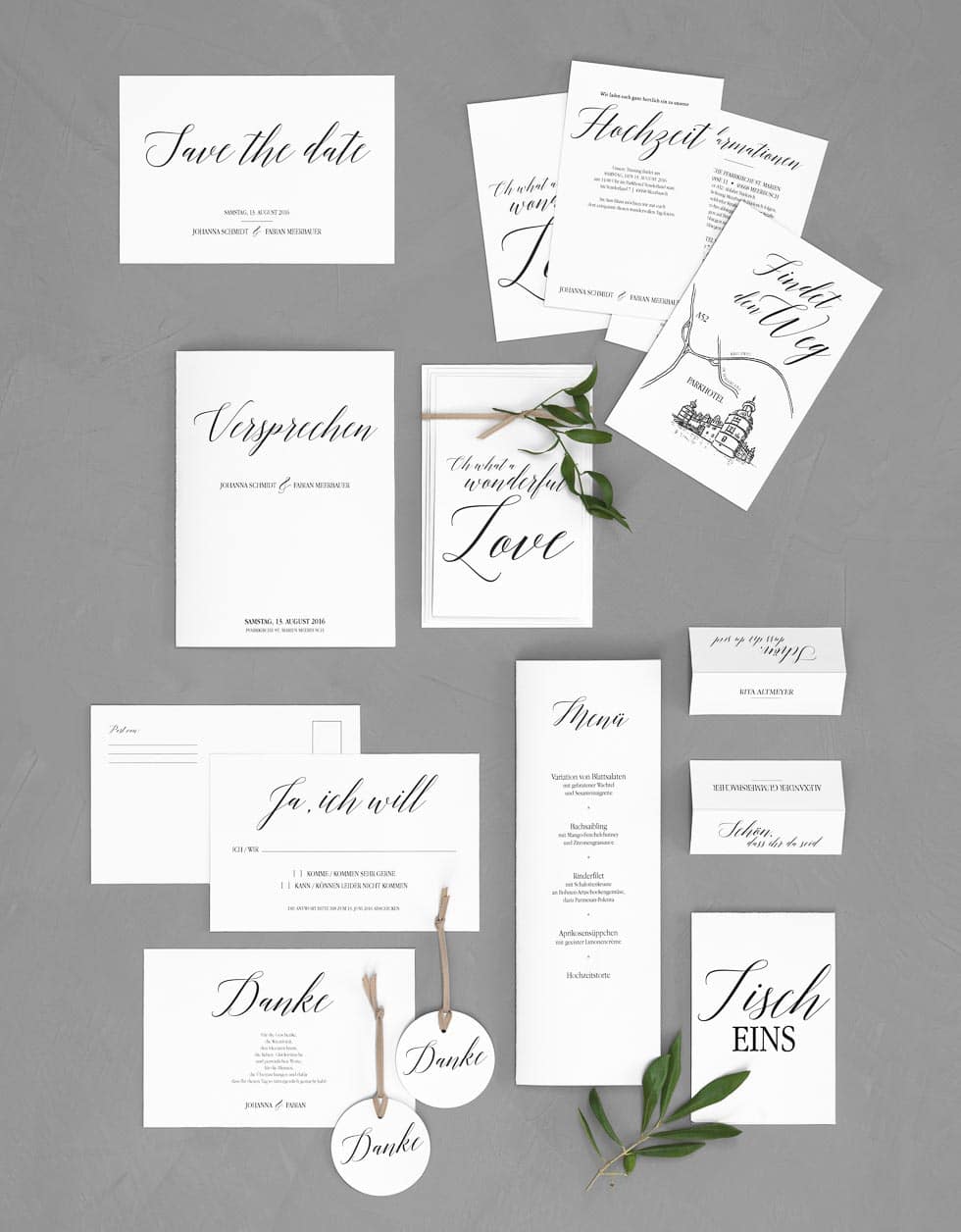 Einladung günstig drucken Set Einladung günstig drucken Set