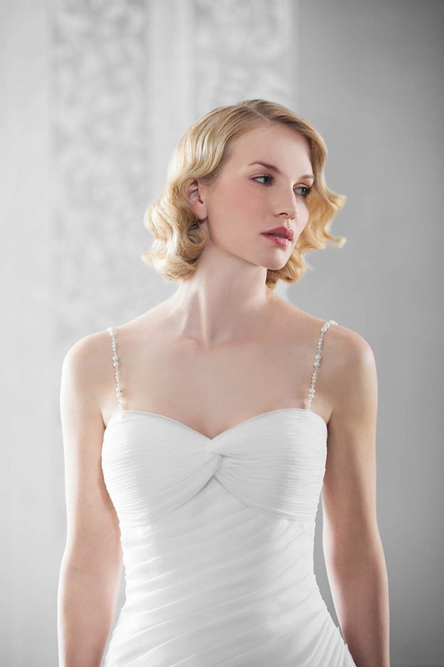 Galerie 26 Brautfrisuren für kurzes oder schulterlanges Haar