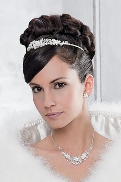 hochsteckfrisuren diadem hochzeit