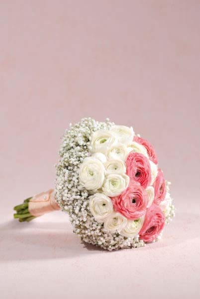 Brautstrauß rosa und weiß