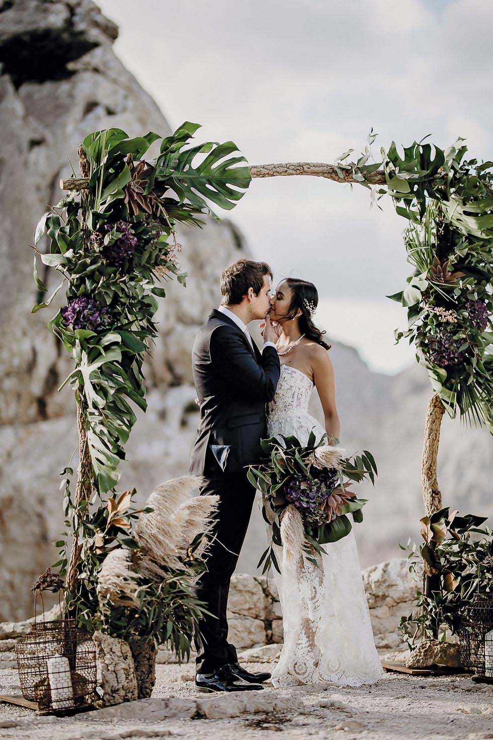 Hochzeit im Freien Berg