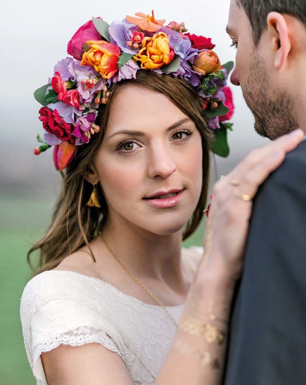Haarschmuck Brautstyling Blumen