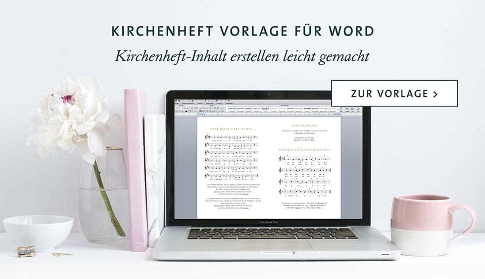 Kirchenheft Vorlage Word