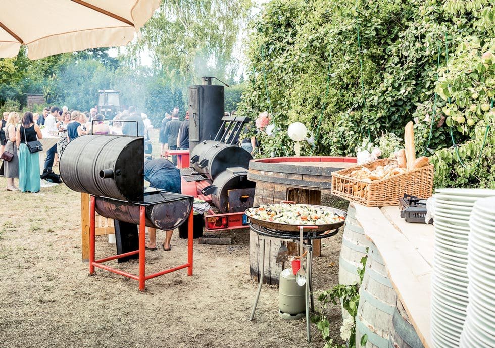 Grillbuffet Western-Hochzeit