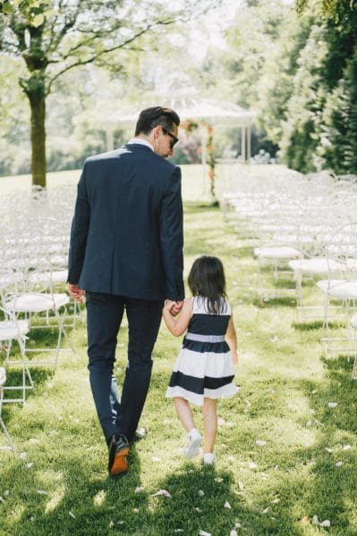 Hochzeitsfoto Bräutigam Kinder