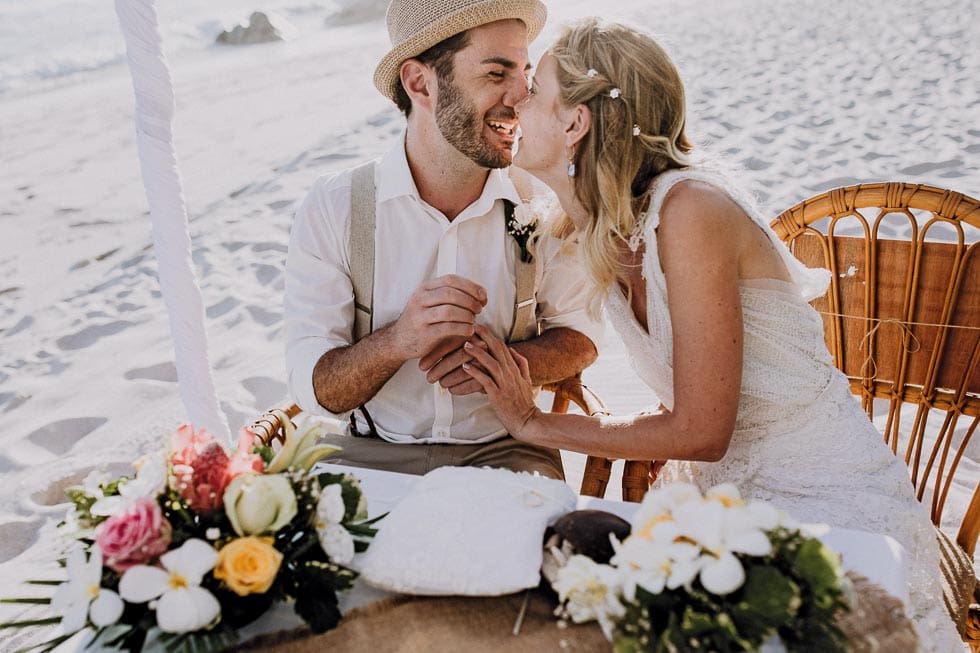 Elopement Hochzeit  am Strand