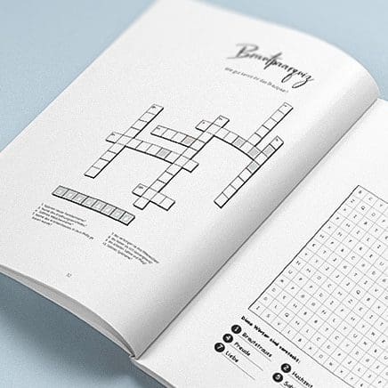 Kreuzworträtsel Hochzeitszeitung erstellen