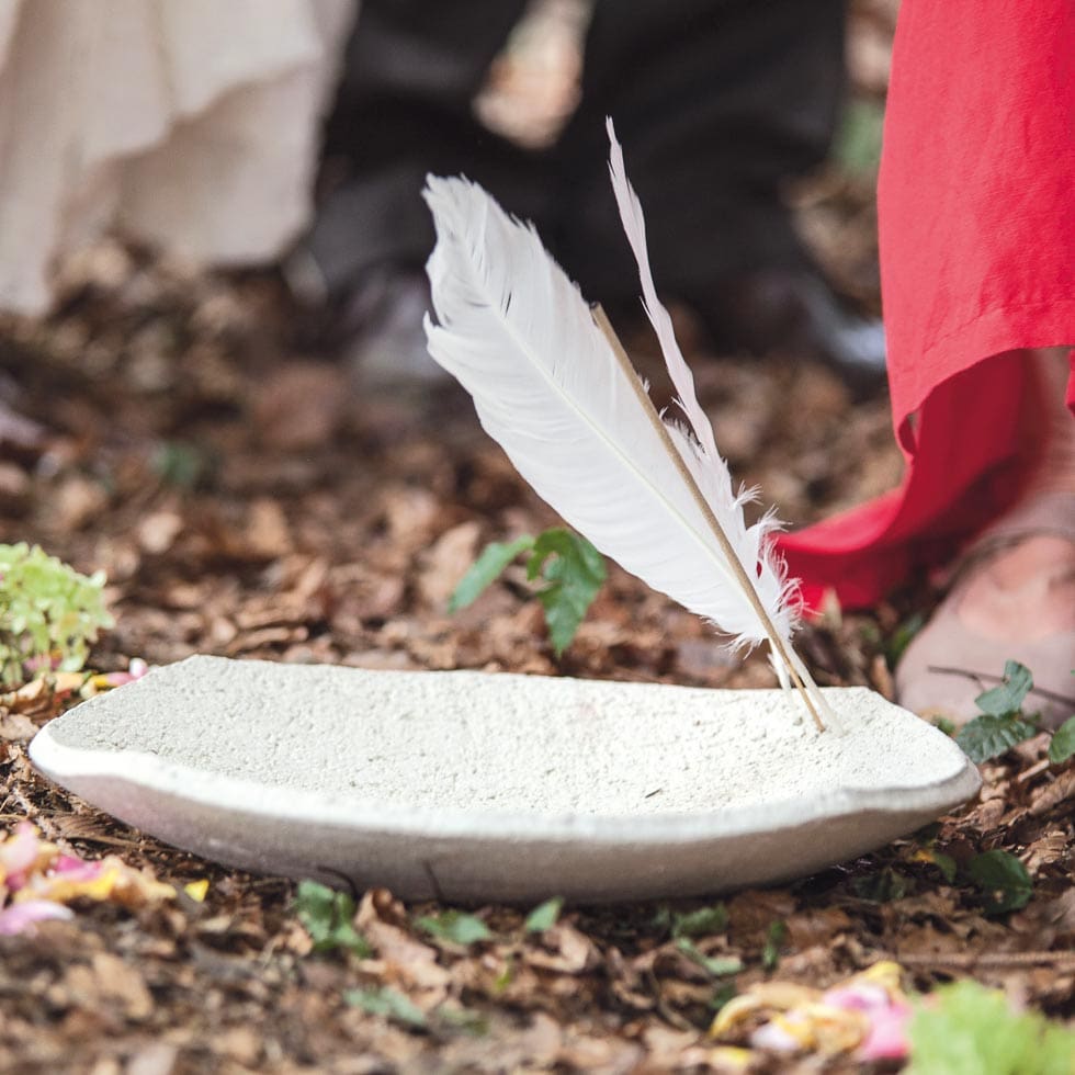 Hochzeitsritual Feuer Wasser Erde Luft