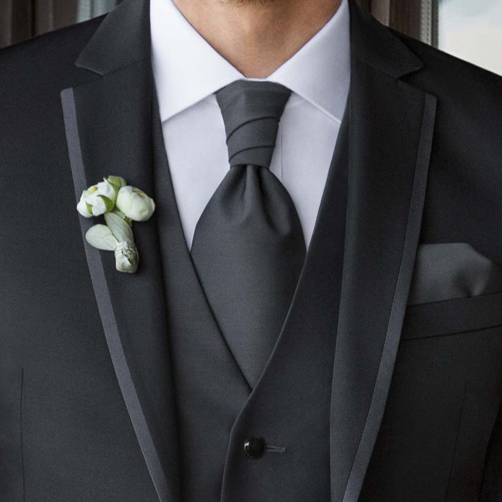 Hochzeitskrawatte Plastron