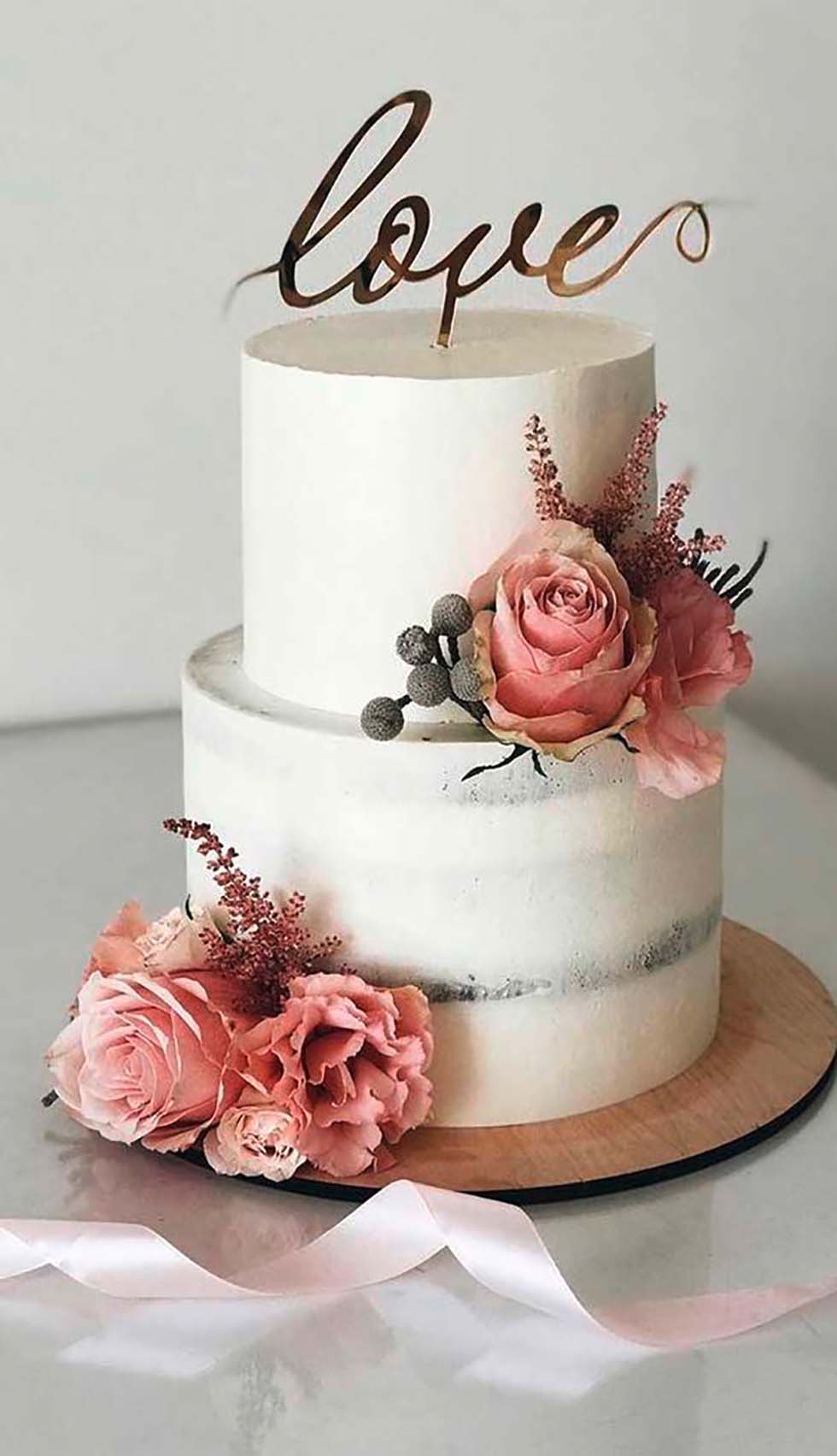 Hochzeitstorte Naked Cake