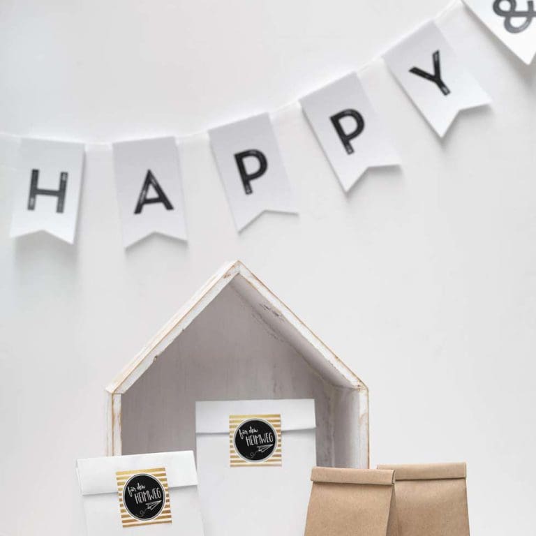 Girlande basteln: Coole Buchstabengirlande selber machen