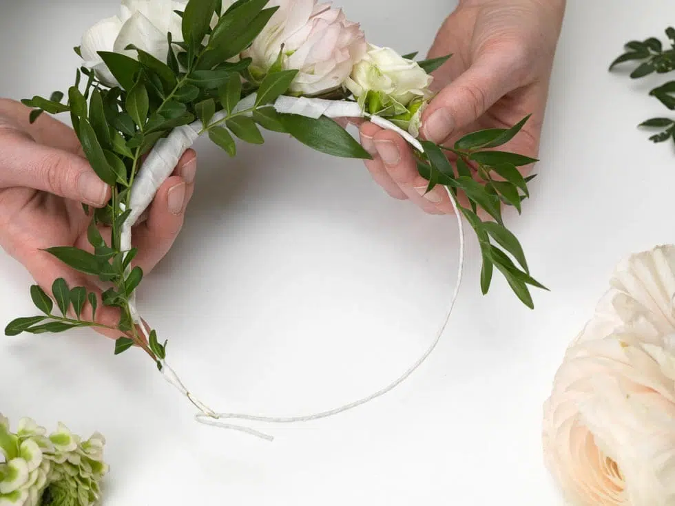 Kranz Binden Fr Hochzeit