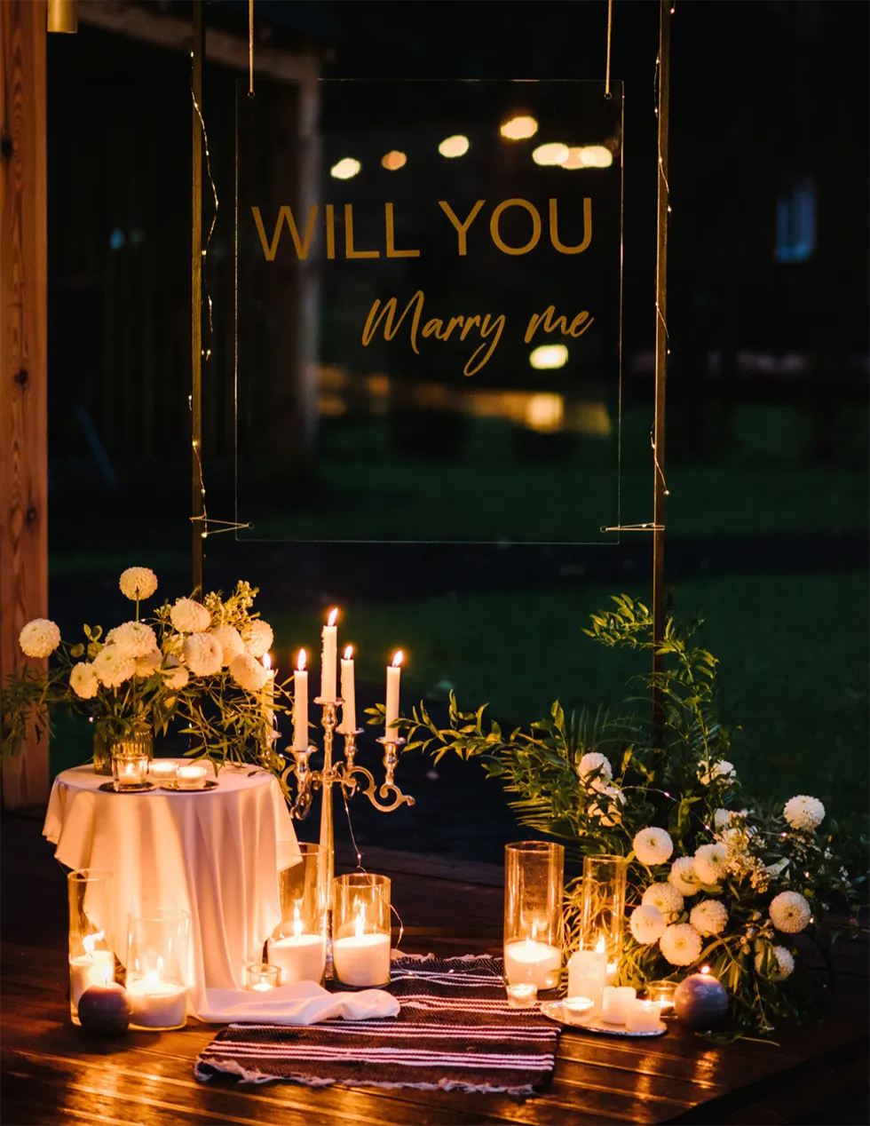 Heiratsantrag Zuhause Ideen