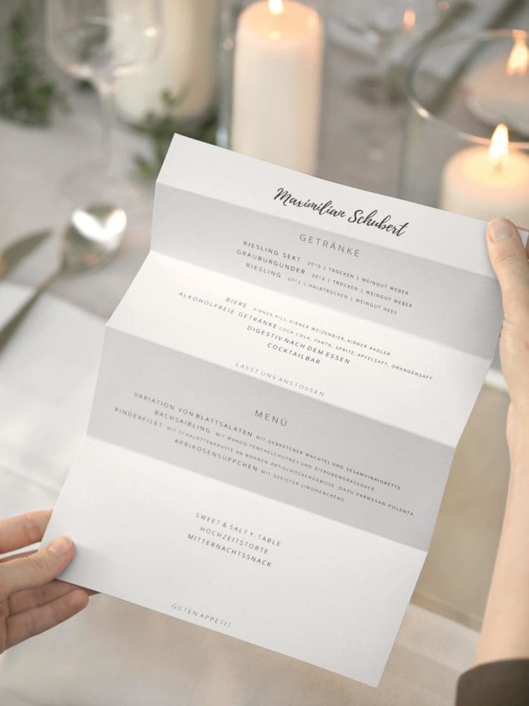 Sprüche Menükarten 32 schöne Sprüche und Ideen