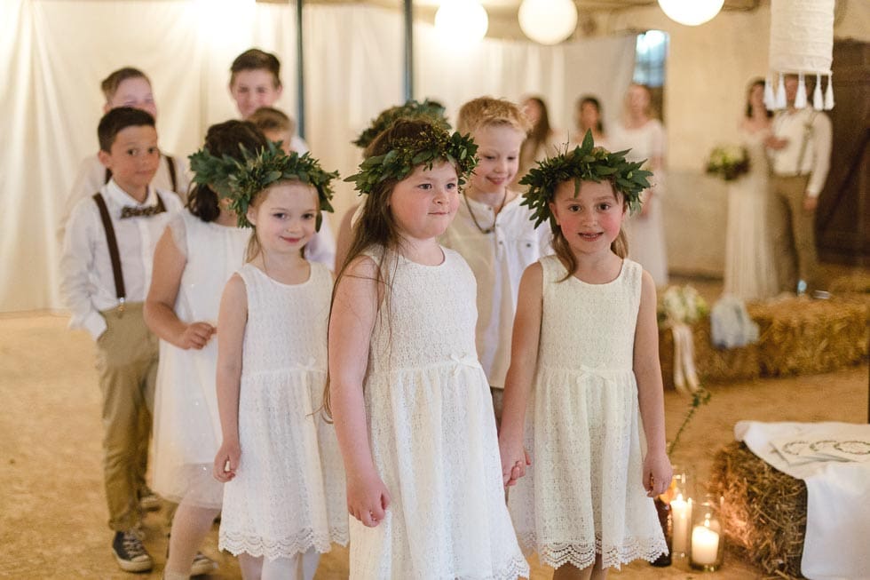 Hochzeit Bauernhof Kinder