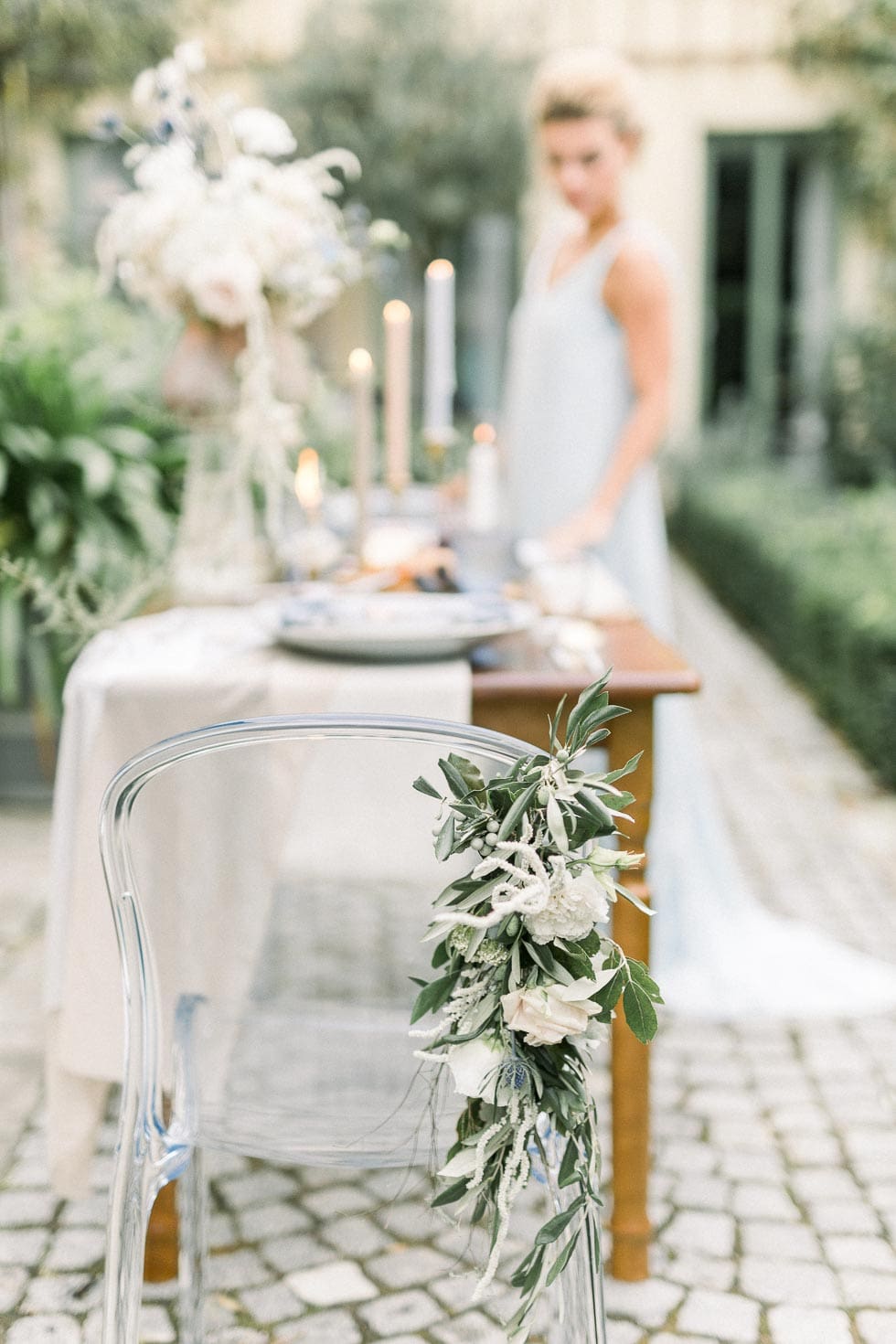 Tischdeko kleine Hochzeit