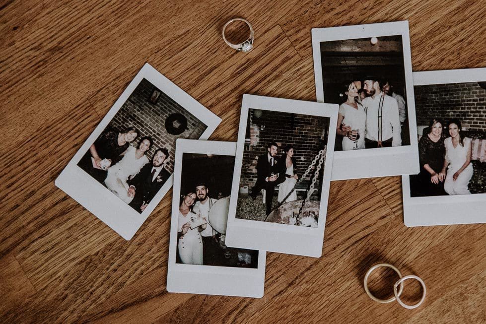 Polaroids Hochzeit