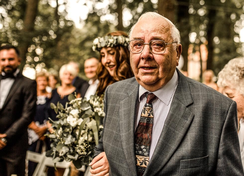 Einzug Hochzeit Opa