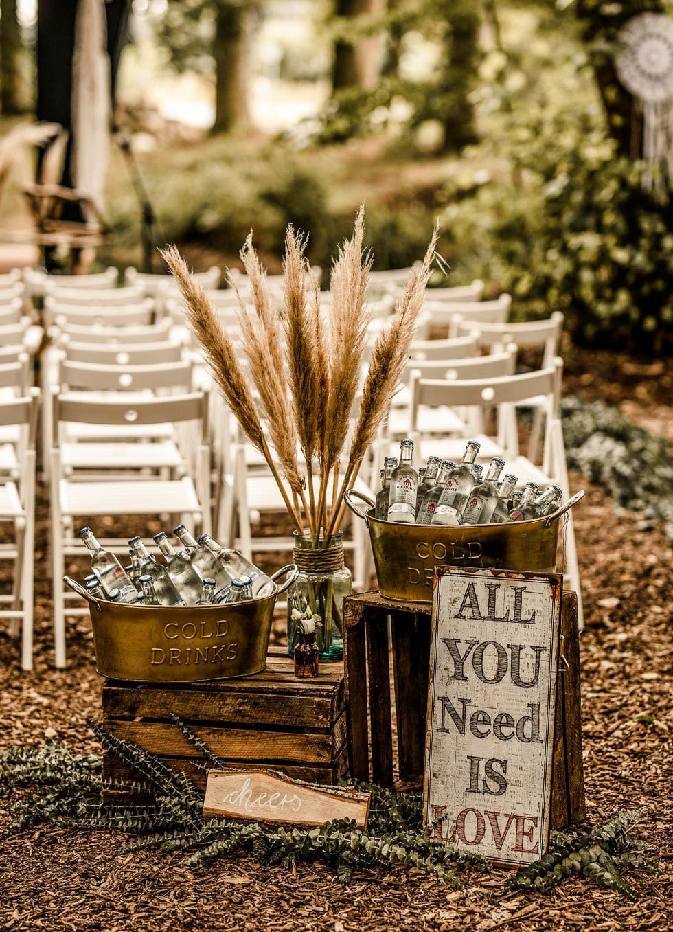 Idee Boho Hochzeit Trauung