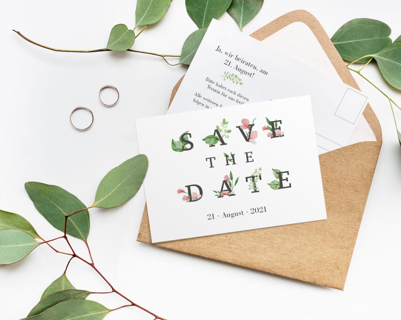 Save the Date Karte Hochzeit