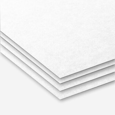 Papier glänzend Karten Weiß