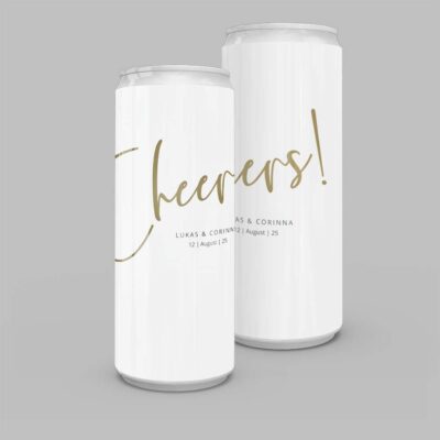 Secco Dosen Hochzeit personalisiert