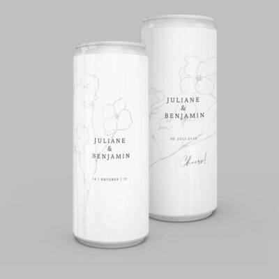 Dose Blumen Zeichnung