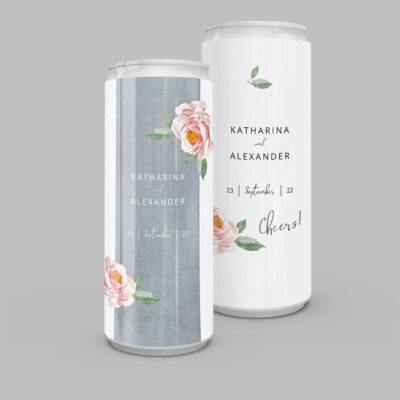 Getränkedosen “Modern Bouquet”