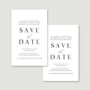 Save the Date Karte Hochzeit Vorlage