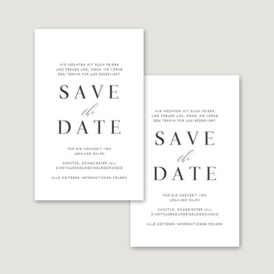 Save the Date Karte Hochzeit Vorlage