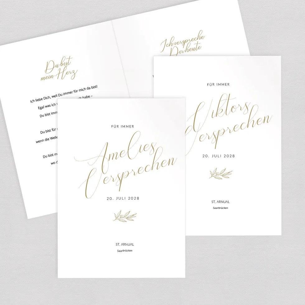 Ehegelübde Hefte & Bücher elegant Branch