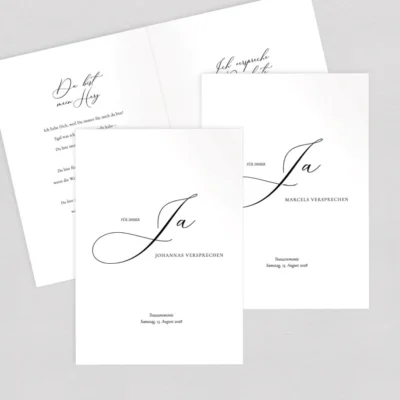 Ehegelübde Hefte & Bücher Kalligraphie