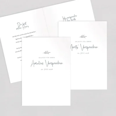 Ehegelübde Hefte & Bücher elegant