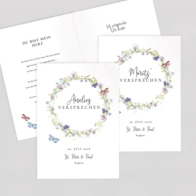 Ehegelübde Hefte & Bücher Schmetterlinge