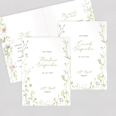 Ehegelübde Hefte & Bücher Wiesenblumen