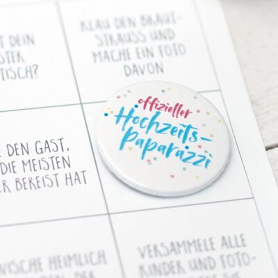 Button Hochzeitspaparazzi