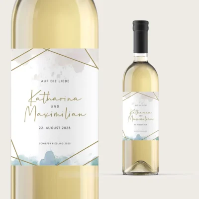 Flaschenetikett Maritim modern