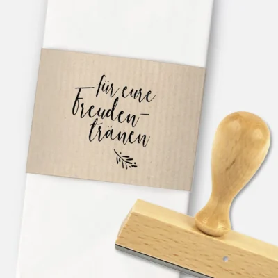 Freudentränen Taschentücher Stempel Zweig