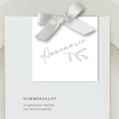 Platzkarte Handschrift Summerbreeze