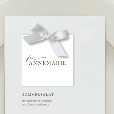 Platzkarte für Name elegant modern