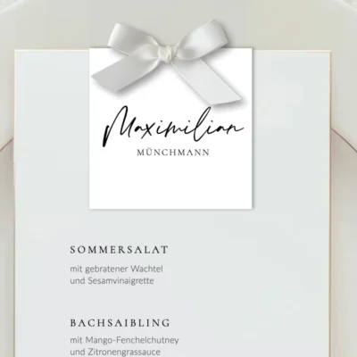Platzkarten modern Handschrift